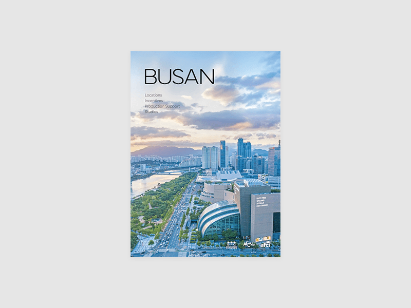 2023년 부산영상위원회 AFCNet 해외홍보 아트웍 제작